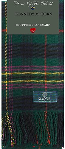 Preisvergleich Produktbild Kennedy Modern Tartan Clan Scarf 100% Soft Lambswool