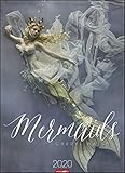 Mermaids. Wandkalender 2020. Monatskalendarium. Spiralbindung. Format 49 x 68 cm by