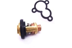 SouthMarine Boat Engine 66M-12411-00 66M-12411-01 Thermostat and 68D-E2414-A0 67D-12414-A0 Gasket for Yamaha F4A F4B F5A F6C 4hp 5hp 6hp 4-Stroke Outboard Motor