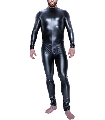 nebenwirkungen penispumpe Men's Lycra Spandex Catsuit Bodysuit with Penis Sheath Full Sleeve  One-Piece Solid Color for Halloween from Dhgate Catsuit Costumes main image 0