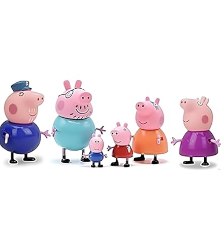 サグファミリー ThugFamily CD3枚セット Buy AMAFLIP Pig Family Toy Set of 6 Best Gift for Kids - Papa Pig