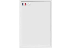 AIROPE Trappe de Visite 400x600 mm en Acier avec Fermeture Magnétique,Ouverture Latérale Gauche/Droite,Panneaux d'Accès pour Compteur d'Eau,Murs,Baignoire,Boîtes à Fusibles,Dissimule Fils,Tuyaux