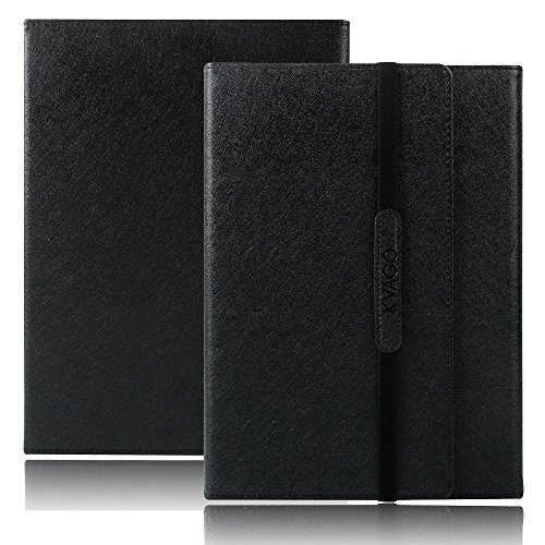 kvago iPad Air Tastatur Schutzhülle Hintergrundbeleuchtung + HD Displayschutzfolie + Eingabestift Aluminium-Finish Kunststoff Hartschale Kabellose Bluetooth-Tastatur Folio Case Smart Cover für Apple iPad Air Tragetasche Fall mit Tastatur 7 Farben Hintergrundbeleuchtung Schlüssel schwarz Detachable Keyboard Case Fashion Style – Black - 6