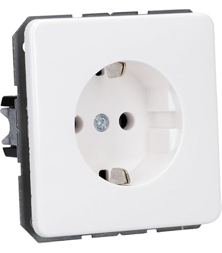 Jung Presa Con Contatto Di Protezione CD1520BF - Colore Bianco Crema - Qualità Originale