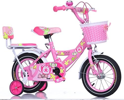 Children's Bicycle Boys Girls Baby Carriages Children's Mountain Bike (Multi-Size Optional) ( Color : Pink , Size : 14 inch )