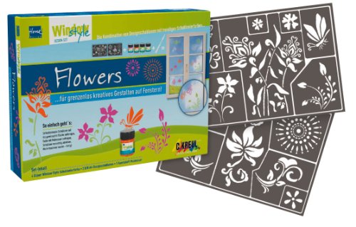 Home Design 74735 – Window Style Set Flowers - 2