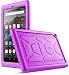 Produktbild Poetic TurtleSkin Fire HD 8 (2017) Heavy Duty Schütz Silikon Hülle mit Klangverstärkend Feature für Amazon Fire HD 8 (2017) Violett