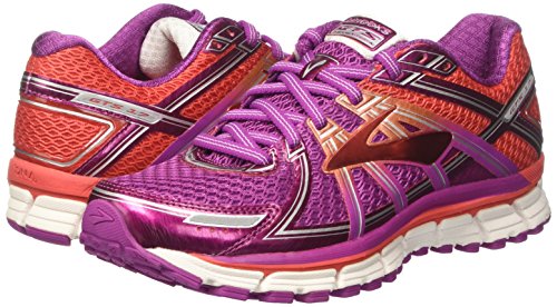 Brooks Women’s Adrenaline Gts 17 Running Shoes, Pink (Vividviola/Bittersweet/Fusioncoral), 6.5 UK