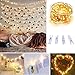 Produktbild 10M Lichterkette mit 100 LEDs, batteriebetrieben Lichterketten mit 50 Fotoclips, Warmweiß dekorative Peg Lichter für Zuhause, Patio, Geburtstag, Hochzeit, Weihnachtsfeier Dekoration