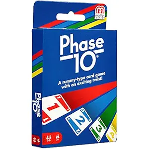 Mattel Phase 10 Card Game, Multi Color