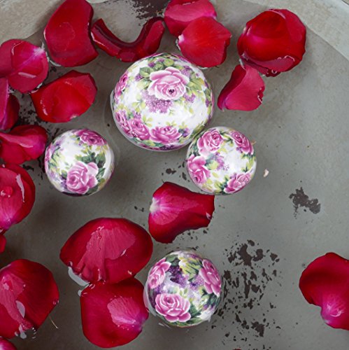 Schwimmkugeln Rose Set4 - 3