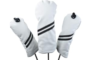 hauni Golf Club Headcovers Numbered 1, 3, 5, Fits Oversized Drivers and Fairway HeadCovers Fits 460cc Drivers