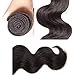 Longqibeauty® Brazilian Ombre Virgin Hair Body Wave Hair Weave 3bundle /pack 100% Human Virgin Hair Extensions 95-100g/pc 1b#/4#/27# color