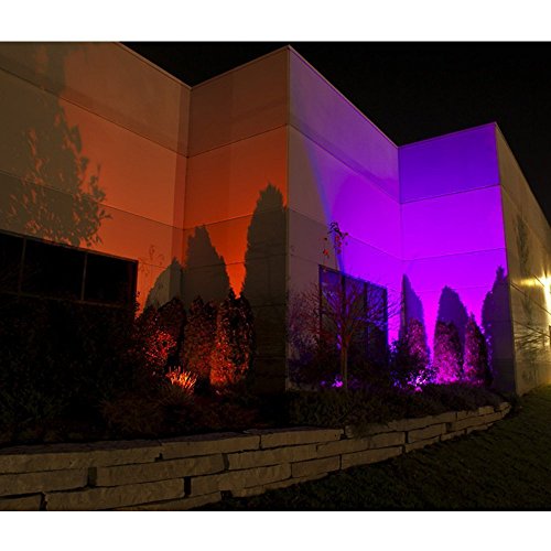 LE 10W RGB Fluter Mit Fernbedienung Stecker 16 Farben und 4 Modi, Wasserdicht, Europäischer Stecker, LED Flutlicht Weihnachten Garten Deko Auffahrt Garage Beleuchtung - 8