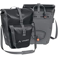 vaude se back pannier 2 bike bag black test