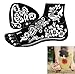 HENNA TATTOO STENCILS for FEET No. 408 - 2 Large Sheet Indian Mehndi Stencills, one for each foot , single use - suitable for Henna Tattoo Glitter Tattoo and Airbrush Tattoo S409