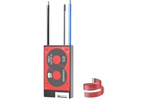 DALY 3S-24S BMS da 15A a 200A Scheda di protezione con filo di bilanciamento e sensore di temperatura per pacco batterie al litio (Li-ion 7S 24V, 20A)