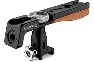 ‎PROAIM PROAIM SnapRig NATO Górny uchwyt NTH-03 do małych i średnich kamer | Ergonomiczny uchwyt do wygodnego fotografowania ręcznego - oferuje zastosowanie pionowe i poziome | Gwinty montażowe akcesoriów (NTH-03)