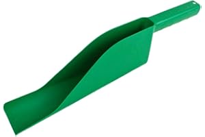 QOTSTEOS Pelle de nettoyage de gouttière, en plastique pour gouttières standard, pour le nettoyage de gouttière ou la distribution de nourriture pour animaux domestiques, l'épandage d'engrais (vert)