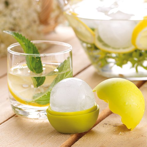 infactory Silikon-Eisform für trendige „Ice Balls“, 4er-Set - 4