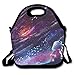 Produktbild Dozili bunte Lunch-Taschen für Galaxie und Mädchen, große und dicke Neopren, isolierte Lunch-Tasche, warm, mit Schultergurt, für Damen, Teenager, Mädchen, Kinder, Erwachsene