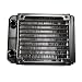 Produktbild Heizkoerper - SODIAL(R)G1 / 4 90mm Aluminium Waermestrahler fuer PC CPU Wasserkuehlung Kuehlkoerper Schwarz