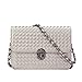 Produktbild GREAT R-Weibliche baodan Chain bag Schulter Messenger Bag hand-woven Paket vorbereitet Verriegelung kleine Taschen, große silber-grau