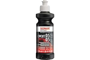 ‎SONAX SONAX PROFILINE ExCut 05-05 (250 ml) Schleifpolitur zum Abschleifen von verkratzten oder lokal angeschliffenen Lackschichten/Art-Nr. 02451410