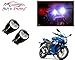 Auto Pearl - LED Parking Bulb Pilot Light / Daytime Running Lens Led Pilot Light 2 LED-Black (Blue Color) For - Suzuki Gixxer SF RS.299.00