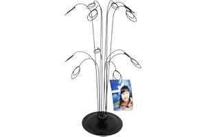 HOHIYA Photo Tree Holders 14 Inch Gift Card Money Picture Display Stand Clip Lottery Ticket Christmas Wedding Greeting Birthday Party Gift Black