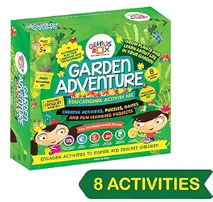Genius Box Learning STEM Toy for 5+ Year Age: Garden Adventure DIY,Activity Kit, Learning Kit, Educational Kit