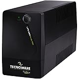 Tecnoware UPS ERA PLUS 750, Gruppo di Continuità Potenza 750VA, Protezione da Blackout e Sbalzi di Tensione per Pc, Modem, Vi