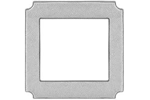 e-Bulk Lingette Microfibre de Nettoyage Pour Robot Laveur De Vitre Compatible Ecovacs Winbot X / 920/880 Pack de 2 Unités W-CC2A