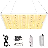 CXhome LED Pflanzenlampe CX-1000 Vollspektrum Pflanzenlicht mit Rot & Blau & IR & 3000K Samsung LED & 6500K & 3500K True Full