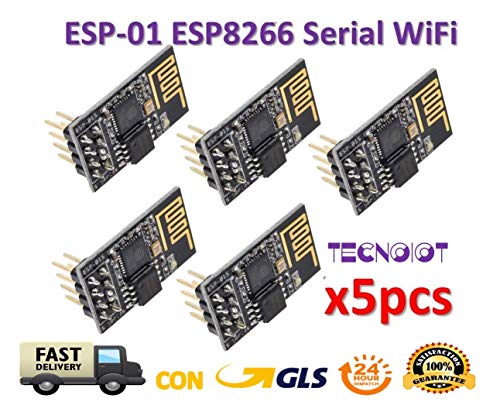 5pcs esp8266 esp-01 wifi serial wireless transceiver module