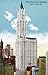 Produktbild Artland Qualitätsbilder I Bild auf Leinwand Leinwandbilder Wandbilder 45 x 70 cm Architektur Gebäude Foto Blau A4SW New York City USA Woolworth Building Skyscraper