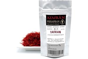 FRISAFRAN | Spanskt ekologiskt saffran av högsta kvalitet | 25g | Saffran | Saffranpulver