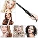 NexGadget 5-in-1 Hair Curler Curling Wand Set Curling Tongs Curling Iron with 5 Interchangeable Barrels and Heat Resistant Glove - Black