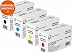 Produktbild Set 4x alternativ Toner (je 1x BK,C,M,Y) für HP 308A 311A Q2670A Q2681A Q2682A Q2683A HP Color LaserJet 3700 3700DN 3700DTN 3700N 3700 Series DN DTN