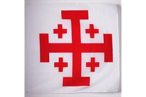 AZ FLAG Flagga Orden av den Heliga gravens i Jerusalem kors 90x90 cm