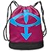 Produktbild ziHeadwear Eye In The Sky Drawstring Bag Sport Gym Sack Bundle Backpack Daypack for Men and Women Outdoor Shopping Satchel Rucksack