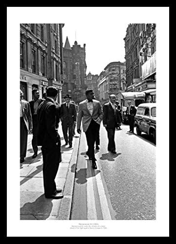 Framed 42x30cm Muhammad Ali in London 1963 Boxing Photo Memorabilia