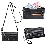 leather clutch purse pattern Obermaterial: Kunstleder. Innenmaterial: Glattes Polyestergewebe. Hergestellt aus hochwertigem Leder, das leicht, widerstandsfähig und modisch ist. Die Mini-Handytasche funktioniert gut mit einer Vielzahl von verschiedenen Outfits und Stilen.