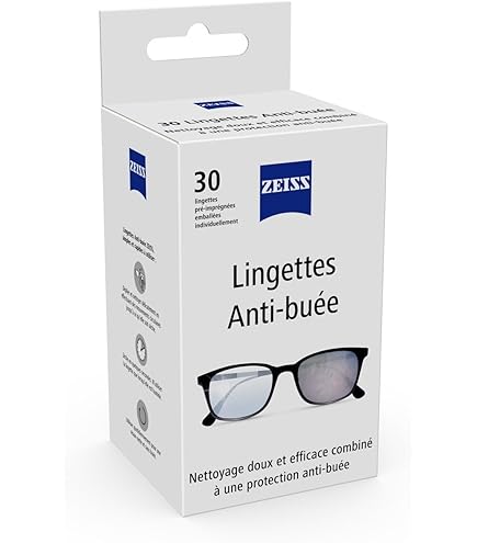 Kit Anti-buée ZEISS - Spray 15ml + Chiffon Microfibre - Pour Lunettes, Masques