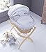 Izziwotnot Humphrey's Corner Sketchbook Baby Boy Wicker Moses Basket (Natural)