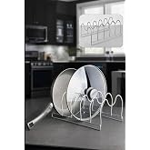 Stile Cucina Tava ve Tencere Kapağı D&uuml;zenleyici, Mutfak Dolabı Organizeri, 300 x 150 x 130 mm