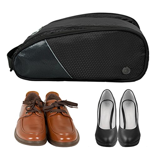 BAGSMART Polyester-Schuhbeutel Reiseschuhtasche mit Reißverschluss (32 x 14 x 23cm) - 2