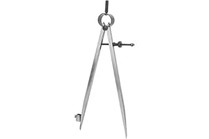 HILILAND Wing Divider, Adjustable&Lockable Precision Spring Divider Caliper Compass with Pen Holder Craft Rotating Tool(200mm)