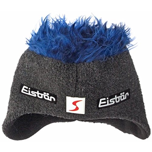 Eisbär Cocker MÜ SP, Cappello Invernale Unisex, Grigio/Blu, Taglia Unica