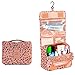 Women Lady Flower Pattern Zipper Multi-funtion Toiletry Bag Container Travel Case Makeup Box